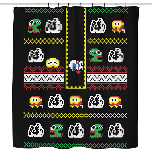 I Dig Christmas - Shower Curtain