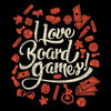 I Love Board Games - Fleece Blanket
