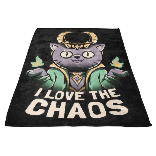 I Love the Chaos - Fleece Blanket