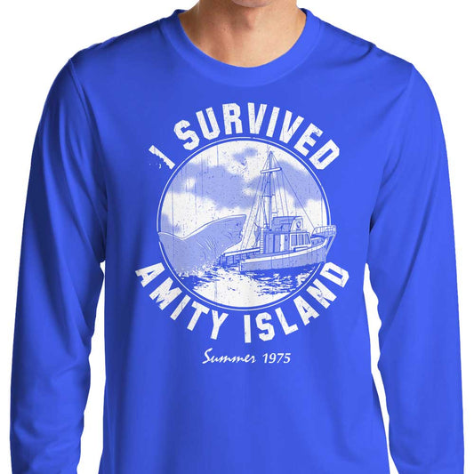 I Survived Amity Island - Long Sleeve T-Shirt