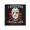 I Survived Camp Crystal Lake - Canvas Print