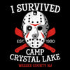 I Survived Camp Crystal Lake - Fleece Blanket