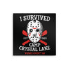 I Survived Camp Crystal Lake - Metal Print