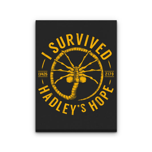 I Survived Hadley's Hope - Canvas Print