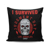 I Survived Judgement Day - Throw Pillow