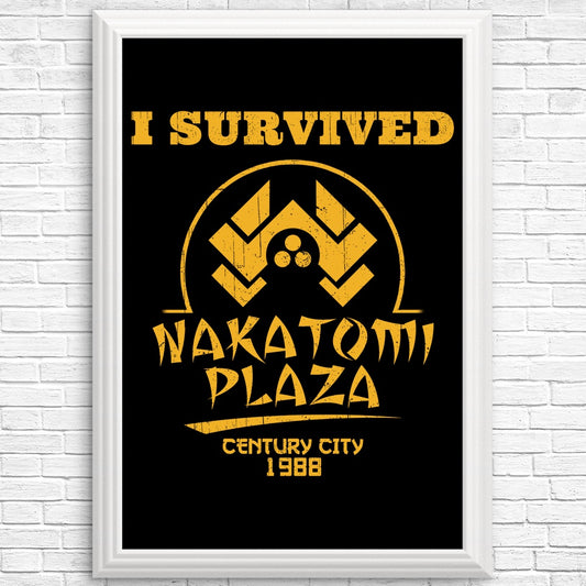 I Survived Nakatomi Plaza - Posters & Prints