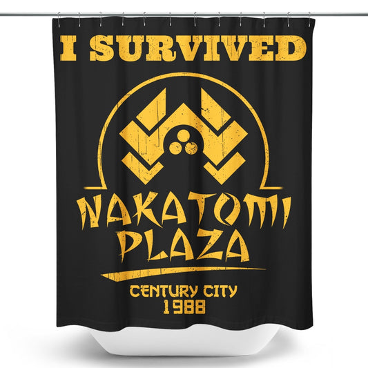 I Survived Nakatomi Plaza - Shower Curtain