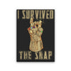 I Survived the Decimation - Canvas Print