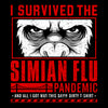 I Survived the Simian Flu - Throw Pillow