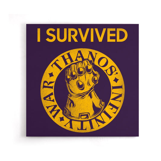 I Survived the Snap - Canvas Print