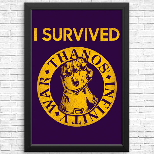 I Survived the Snap - Posters & Prints