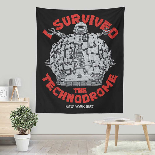 I Survived the Technodrome - Wall Tapestry