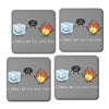 Ice and Fire Duet - Coasters