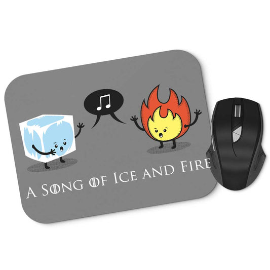 Ice and Fire Duet - Mousepad