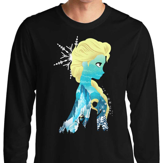 Ice Princess Silhouette - Long Sleeve T-Shirt