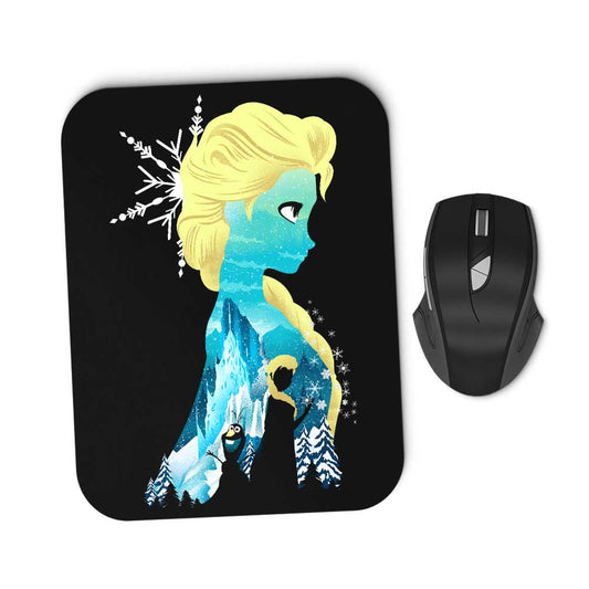 Ice Princess Silhouette - Mousepad