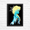Ice Princess Silhouette - Posters & Prints