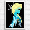 Ice Princess Silhouette - Posters & Prints