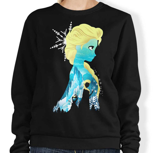 Ice Princess Silhouette - Sweatshirt