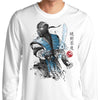 Ice Warrior Sumi-e - Long Sleeve T-Shirt