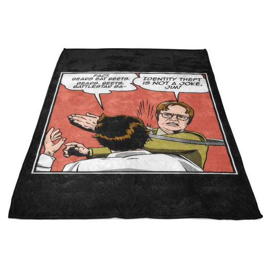 Identity Slap - Fleece Blanket