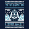 I'm Dreaming of a White Walker - Metal Print