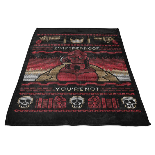 I'm Fireproof - Fleece Blanket