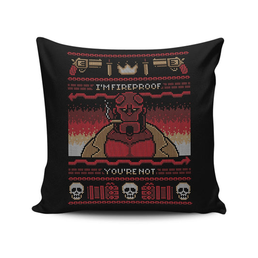 I'm Fireproof - Throw Pillow