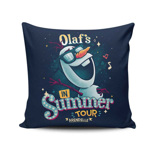 In Summer Tour - Throw Pillow