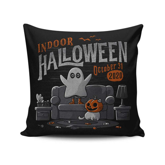 Indoor Halloween - Throw Pillow