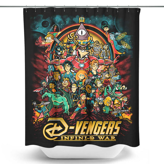 Infini-D War - Shower Curtain