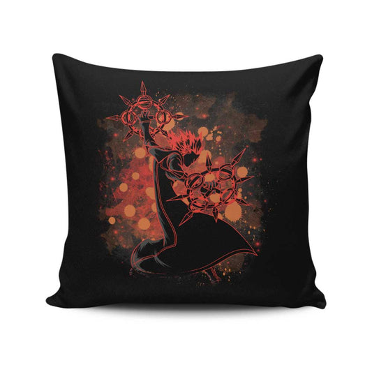 Inked Flurry - Throw Pillow