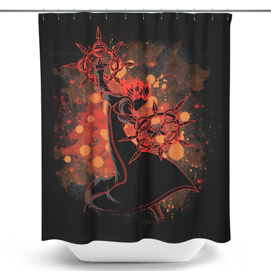 Inked Flurry - Shower Curtain