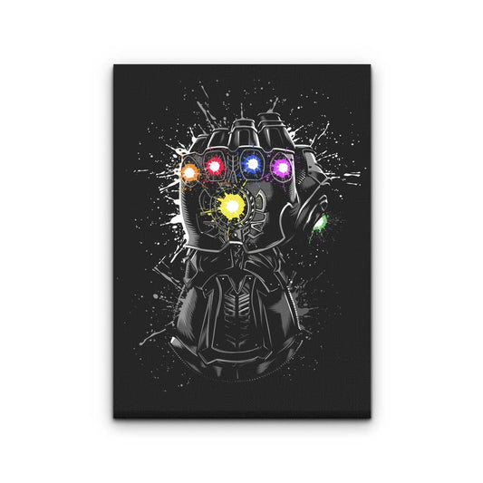 Inked Gauntlet - Canvas Print
