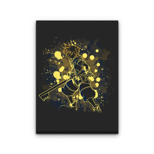 Inked Keyblade - Canvas Print