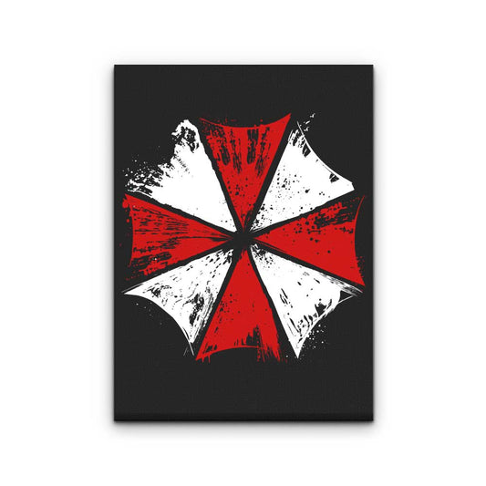 Inked Umbrella - Canvas Print