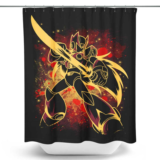 Inked Zero - Shower Curtain
