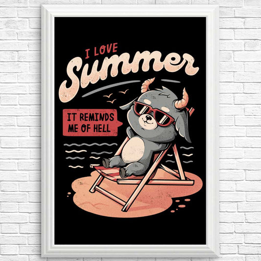 It Reminds Me Of Hell - Posters & Prints