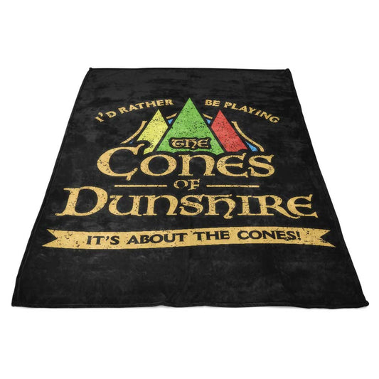 It's All About the Cones - Fleece Blanket