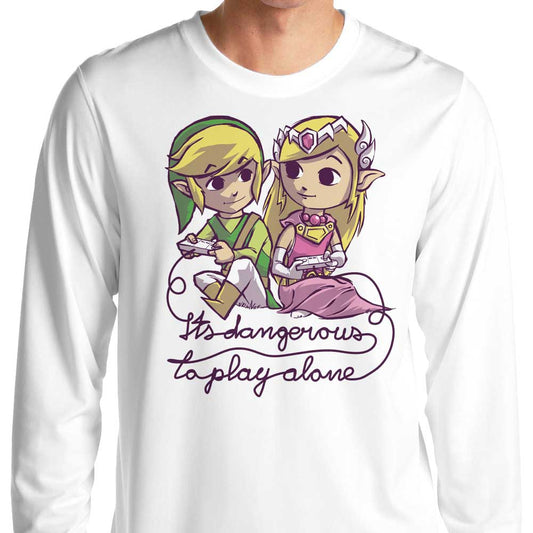 It's Dangerous to Play Alone - Long Sleeve T-Shirt