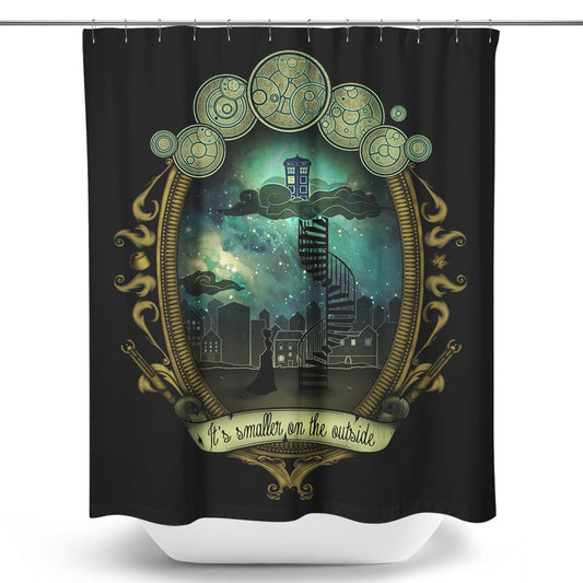 It's Smaller on the Outside - Shower Curtain
