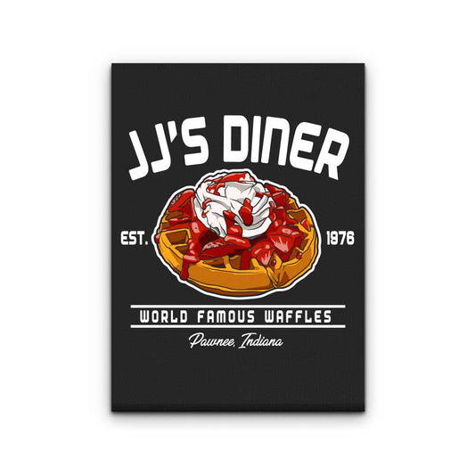 JJ's Famous Waffles - Canvas Print