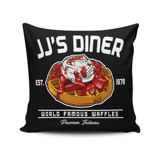 JJ's Famous Waffles - Throw Pillow