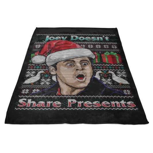 Joey Doesn't Share Sweater - Fleece Blanket