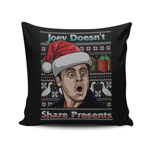 Joey Doesn't Share Sweater - Throw Pillow