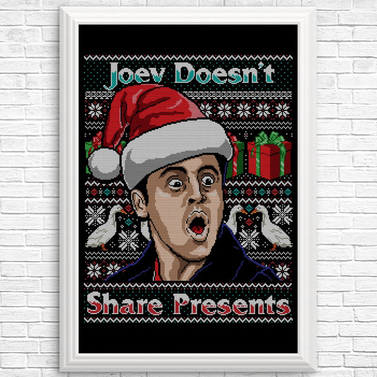 Joey Doesn't Share Sweater - Posters & Prints