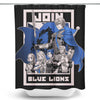 Join Blue Lions - Shower Curtain
