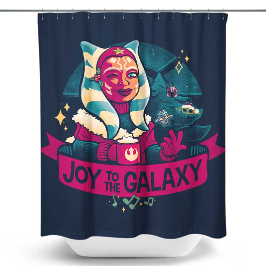 Joy to the Galaxy - Shower Curtain