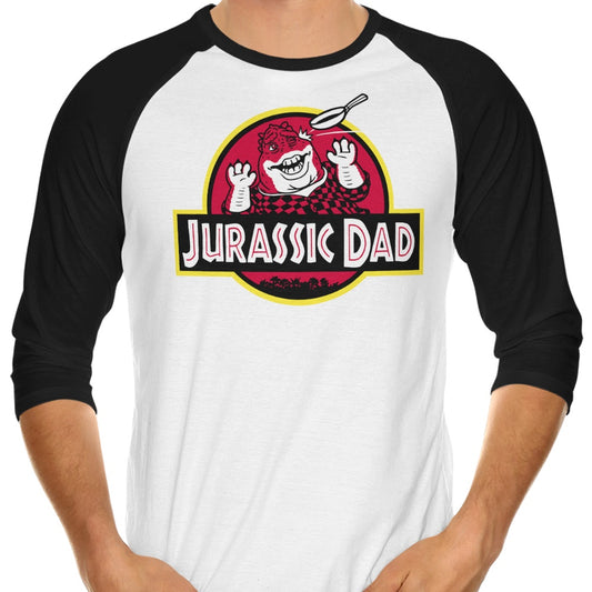 Jurassic Dad - 3/4 Sleeve Raglan T-Shirt
