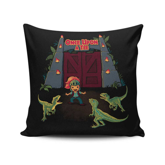 Jurassic Teerion - Throw Pillow